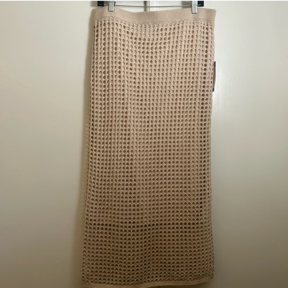 New Women Beige Steve Madden Skirt Size L